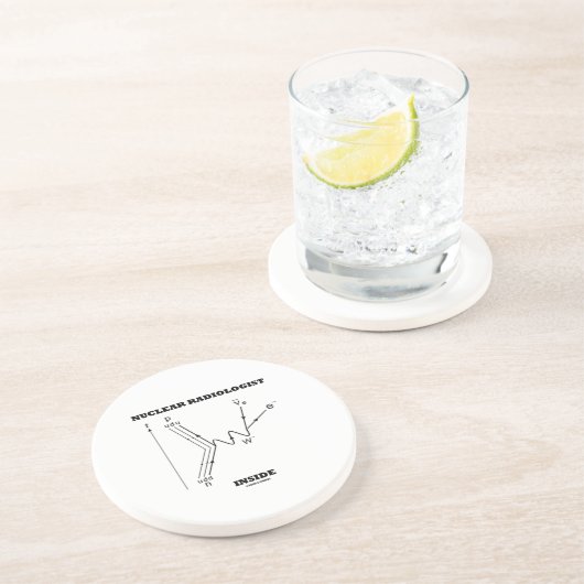 核放射線技師の内部(ベータ否定的な腐食) コースター (側面)