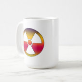 核放射能標識 コーヒーマグカップ (正面左)