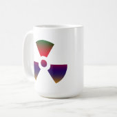 核放射能標識 コーヒーマグカップ (正面左)