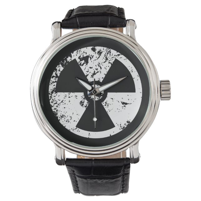核放射能標識 腕時計 (正面)