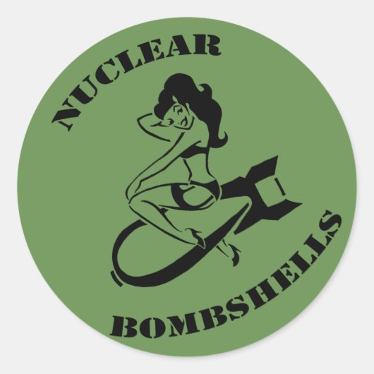 核爆弾支援表示装置 ラウンドシール (正面)