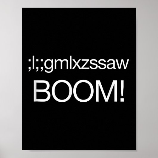 核爆弾米国の戦略的コマンドおもしろい引用文子 ポスター (正面)