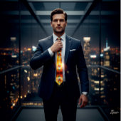 核爆発フルネックタイ ネクタイ