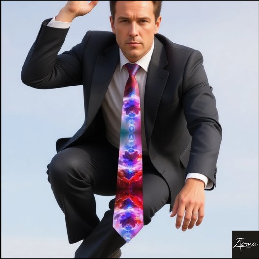 核爆発フルネックタイ ネクタイ