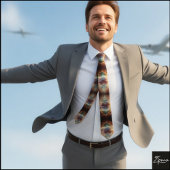 核爆発フルネックタイ ネクタイ