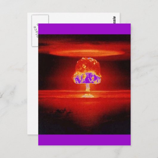 核爆発 ポストカード (正面/裏面)