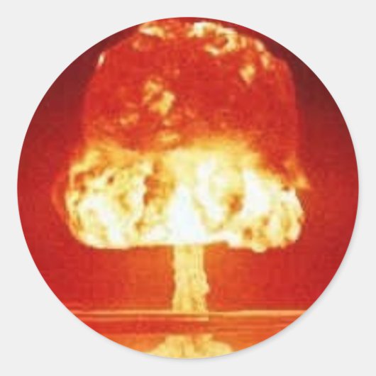 核爆発 ラウンドシール (正面)