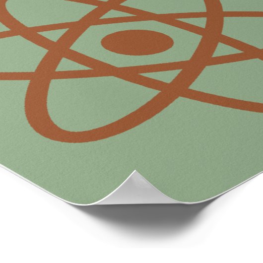 核物理学ポップ・アートの芸術 ポスター (角)