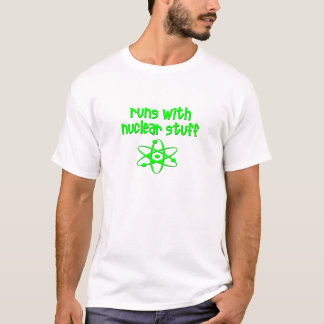 核物質と一緒に走る Tシャツ