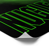 核生物学的災害［有害物質］注意標識 ポスター (角)