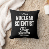 核科学者の役職のギフト クッション (ブランケット)
