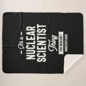 核科学者の役職のギフト シェルパブランケット (正面(横))