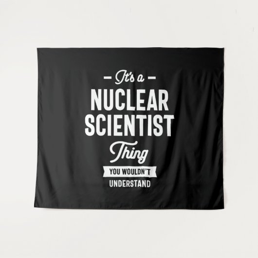 核科学者の役職のギフト タペストリー (正面(横))