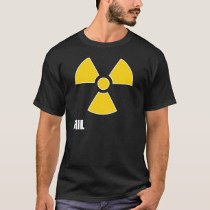 核記号の失敗の暗闇のTシャツ Tシャツ