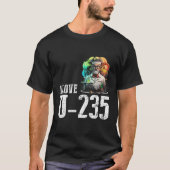 核誇りを持ったプロフェッショナル技師 Tシャツ (正面)