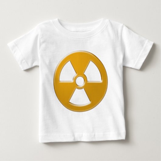 核警告の ベビーTシャツ (正面)