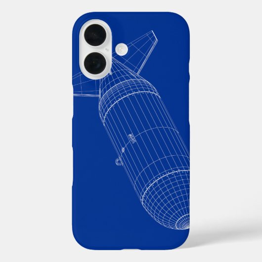 核重力爆弾の3Dモデル Case-Mate iPhoneケース (裏面)