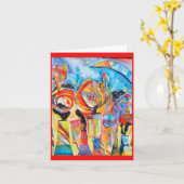 核 カード (黄色い花)