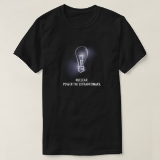 核。 異常な人のTシャツに動力を与えて下さい Tシャツ