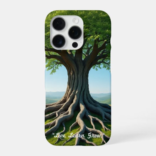 "根ざした力" iPhoneケース (裏面)