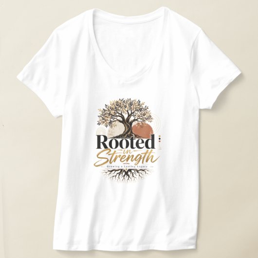 根ざした強さ Tシャツ (レイダウン)