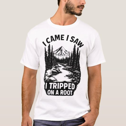 根っこにひっかかった Tシャツ (正面)