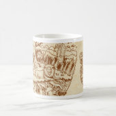 根にリマスターしますマグを聞いて下さい コーヒーマグカップ (中央)