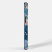 「根のような3Dパステル白色ヒト細胞 Case-Mate iPhoneケース (裏面 / 右)