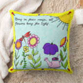 根の正方形の枕の深い クッション (ブランケット)