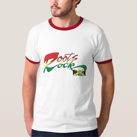 根の石の込み合い Tシャツ (正面)