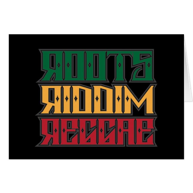 根のRiddimのレゲエ (正面横)
