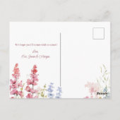 根を下ろすアドレスの変更 ポストカード (裏面)