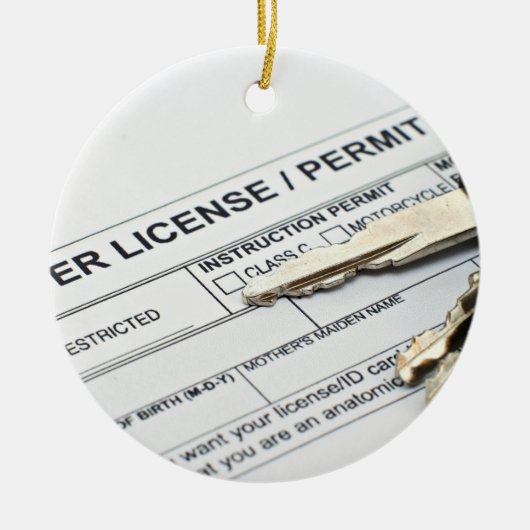 根を得て下さい セラミックオーナメント (正面)