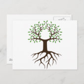 根を持つ木 ポストカード (正面/裏面)