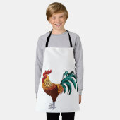 根カラフル屋 エプロン (着用した状態)