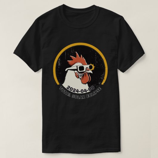 根クール根総太陽の食2024 Tシャツ (デザイン正面)