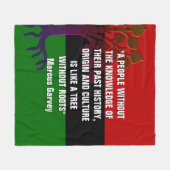 根スタイリッシュ無しマーカスのガービーツリー フリースブランケット (正面(横))