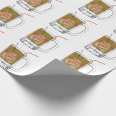 根ビール浮き ラッピングペーパー (角)