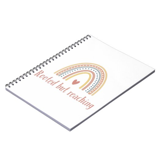 根付いているが到達 – 接地された成長デザイン ノートブック (左側)