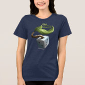 根付くところで遊べ 女のTシャツ トライブレンドTシャツ (正面)