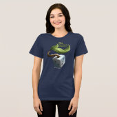 根付くところで遊べ 女のTシャツ トライブレンドTシャツ (正面全面)