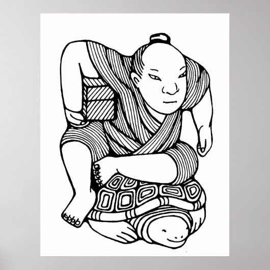 根付オリジナルスケッチ ポスター (正面)