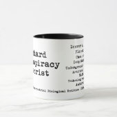 根強い陰謀の理論家 マグカップ (中央)