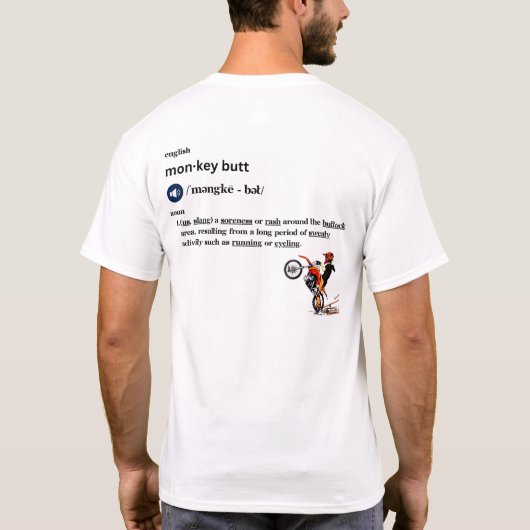 根性の定義 Tシャツ (裏面)