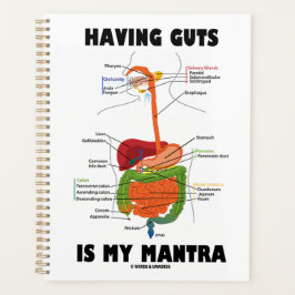 根性を持つことは私のマントラ消化器系ユーモアである プランナー手帳