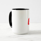 根本のMotorsportsの大きいマグ マグカップ (正面左)