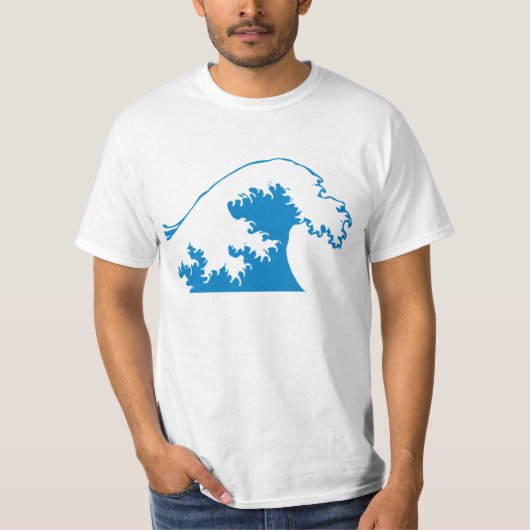 根本的な波のTシャツ Tシャツ (正面)
