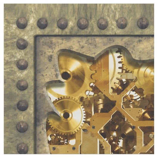 根本的なSteampunk 10のカスタムの生地 ファブリック (クローズアップ)