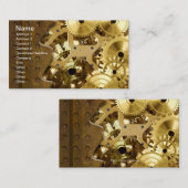 根本的なSteampunk 3つの名刺 名刺 (正面/裏面)