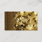 根本的なSteampunk 3つの名刺 名刺 (裏面)